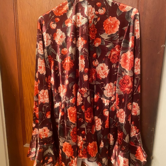 Suzanne Betro-Bell Sleeves, Velvet top, size XL - Picture 12 of 13